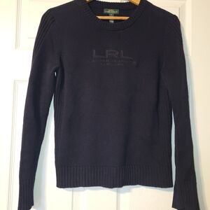 Lauren Ralph Lauren Black Crew Neck Sweater